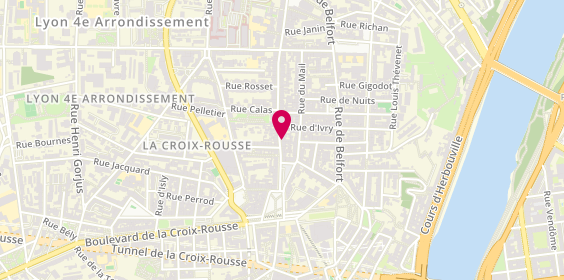Plan de Le Salon, 10 grande Rue de la Croix-Rousse, 69004 Lyon