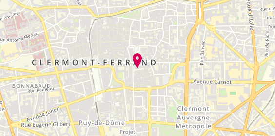 Plan de LEPEIX Sandrine, 8 Rue Paul Leblanc, 63000 Clermont-Ferrand