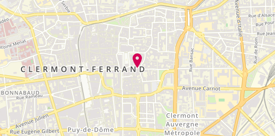 Plan de Scult Coiffure, 18 Rue Massillon, 63000 Clermont-Ferrand
