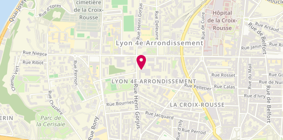 Plan de F.M Hair, 50 Rue Henon, 69004 Lyon