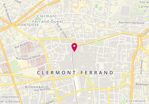Plan de Melrose Barbers, 11 avenue des États Unis, 63000 Clermont-Ferrand