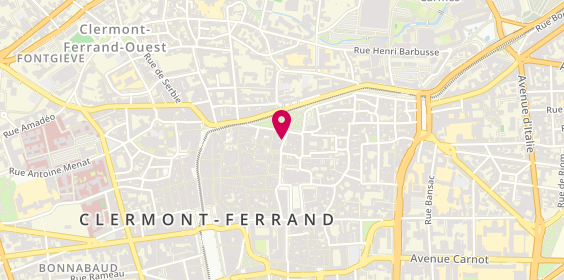 Plan de Lm Coiffure, 9 Rue Boirot, 63000 Clermont-Ferrand