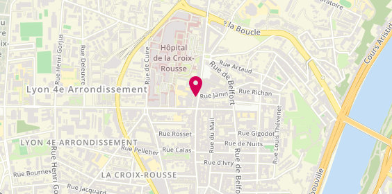 Plan de Salon Lm Croix Rousse, 77 grande Rue de la Croix-Rousse, 69004 Lyon