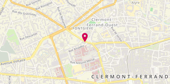Plan de Corinne Coiffure, 89 Rue Fontgiève, 63000 Clermont-Ferrand