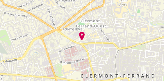 Plan de S Cut, Résidence la Chasse 1 70 Rue Fontgiève, 63000 Clermont-Ferrand