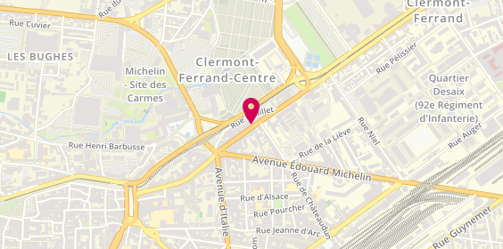Plan de Coiffure Chantal, 21 avenue de la République, 63100 Clermont-Ferrand