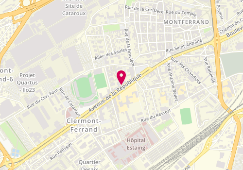 Plan de Milan Coiffeur créateur, 127 avenue de la République, 63100 Clermont-Ferrand