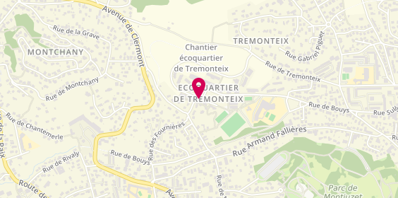 Plan de Instant Coiffure, 15 place Paul Eychart, 63100 Clermont-Ferrand