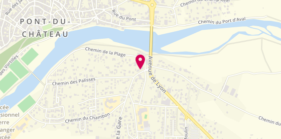 Plan de Lor Coiffure, 2 avenue de la Gare, 63430 Pont-du-Château