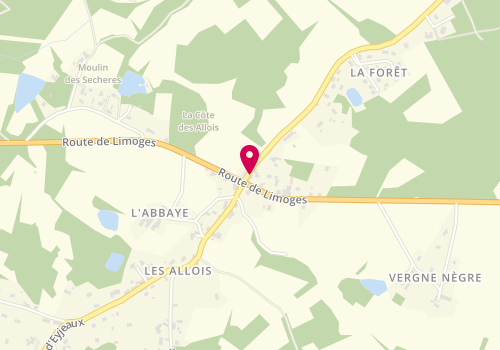 Plan de L'Ile Royale, 486 Route de Limoges, 87400 La Geneytouse