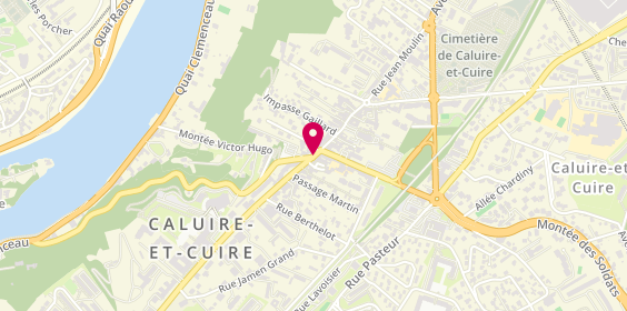 Plan de Coiffure Cecile, 29 Rue Jean Moulin, 69300 Caluire-et-Cuire
