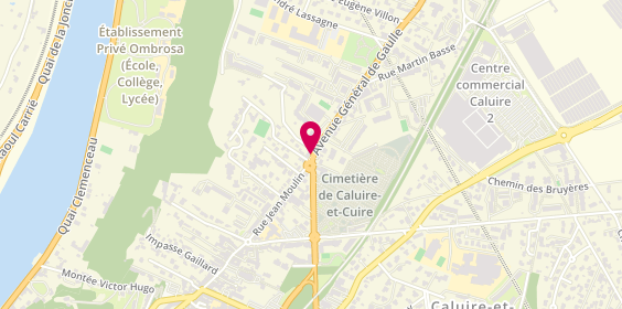 Plan de Gs Coiffure - Caluire, 97 Rue Jean Moulin, 69300 Caluire-et-Cuire