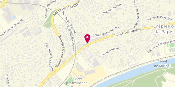 Plan de Coiffure Patrick et Sylviane, 39 Route de Genève, 69140 Rillieux-la-Pape