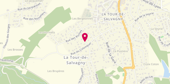 Plan de O Salon, 10 Route de Paris, 69890 La Tour-de-Salvagny