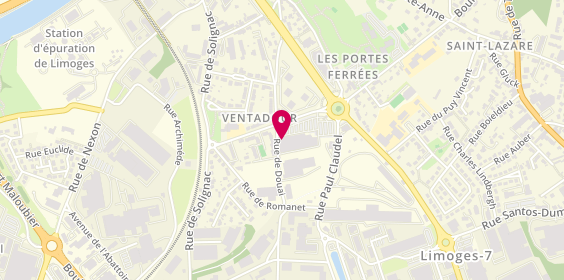Plan de Saint Algue, Rue Bernart de Ventadour C. Commercial Intermarché, 87000 Limoges