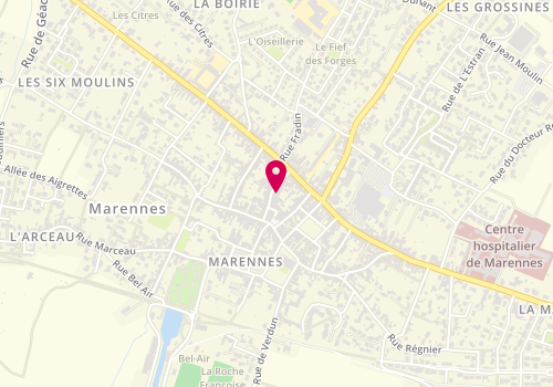 Plan de M.C Coiffure, 17 Rue le Terme, 17320 Marennes