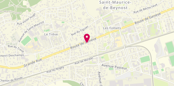 Plan de Thi Diep Coiffure, 12 Route de Genève, 01700 Saint-Maurice-de-Beynost