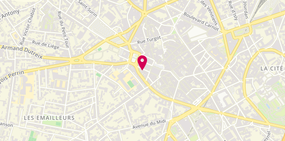 Plan de ARNON Laurent Coiffeur, 9 Rue D&#039;Aguesseau, 87000 Limoges