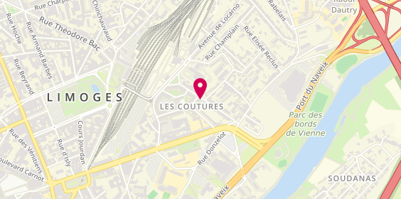 Plan de Stephy'coiff, 35 avenue des Coutures, 87000 Limoges