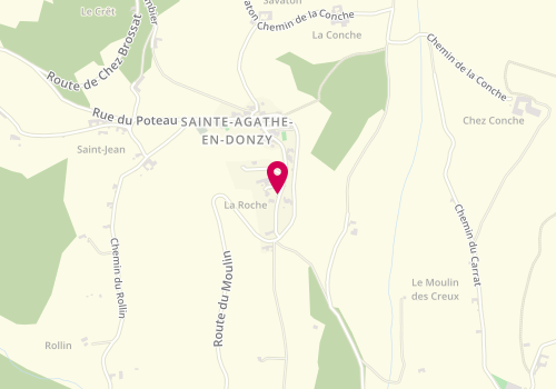 Plan de Subtil Philippe Daniel, La Roche, 42510 Sainte-Agathe-en-Donzy