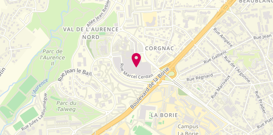 Plan de Attitude Coiffure, 14 Rue Georges Briquet Centre Commercial Hyper U Corgnac, 87100 Limoges