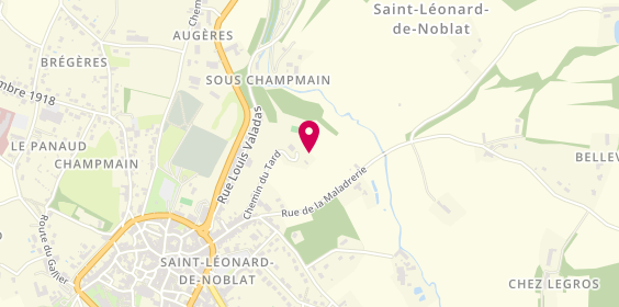Plan de JACQUET Laetitia, 7 Place de la Republique, 87400 Saint-Léonard-de-Noblat