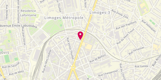 Plan de Coiffure Sylvie, 51 avenue du Général Leclerc, 87100 Limoges