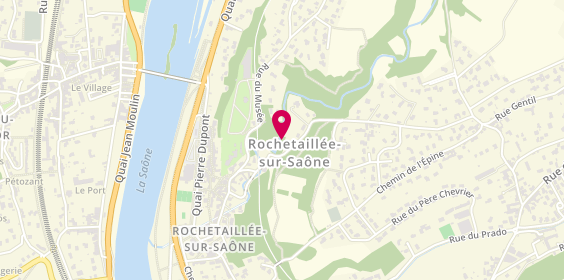 Plan de Bella Coiffure, 70 Rue du Musee, 69270 Rochetaillée-sur-Saône