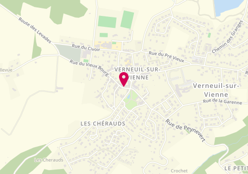 Plan de La P'tite Pommadière, 10 Rue du Vieux Bourg, 87430 Verneuil-sur-Vienne