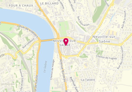 Plan de Coiffure Lydie, 5 Rue Adrien Ducrot, 69250 Neuville-sur-Saône