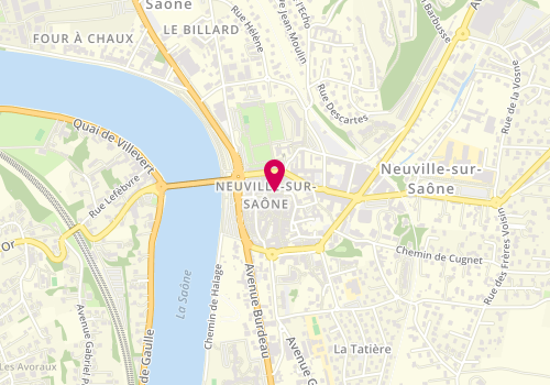 Plan de Moha Coiffure, 4 Rue Camille, 69250 Neuville-sur-Saône