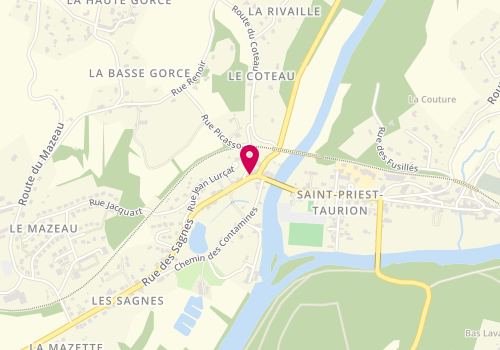 Plan de FUEYO Dominique, 8 Rue des Sagnes, 87480 Saint-Priest-Taurion