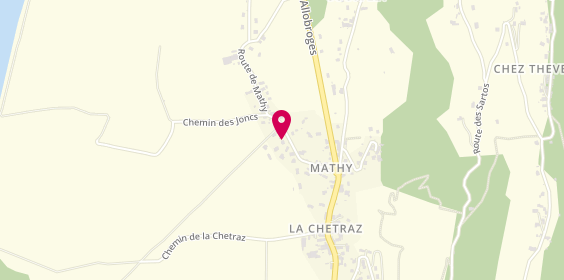 Plan de B'ty Coiffure Chez'l, 195 Route de Mathy, 73310 Serrières-en-Chautagne