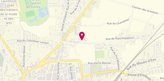 Plan de Coiff et Detente, 38 Rue de Planchepaleuil, 63200 Riom