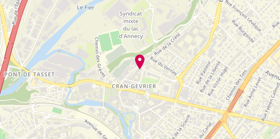 Plan de Look-Men Coiffure, Cran Gevrier
1 Place de la Commune, 74960 Annecy