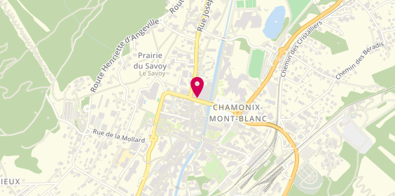 Plan de Studio Coiffure, 47 Gal Alpina, 74400 Chamonix-Mont-Blanc