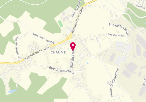 Plan de Saint Georges Coiffure Mixte, Chaume, 63770 Ancizes Comps