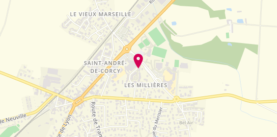 Plan de COIFF’STYLE, 246 Rue des Millières, 01390 Saint-André-de-Corcy