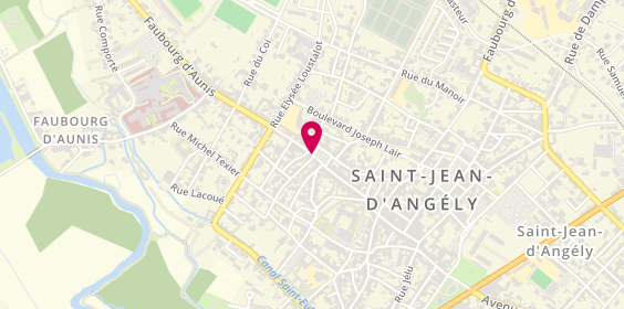 Plan de Caract'Hair, 55 Rue Gambetta, 17400 Saint-Jean-d'Angély