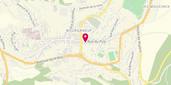 Plan de Coiffure L. Coiff, 75 Rue du Puy, 23400 Bourganeuf