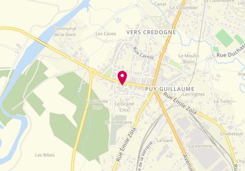 Plan de Styl Coiffure, 63 Rue Joseph Claussat, 63290 Puy-Guillaume