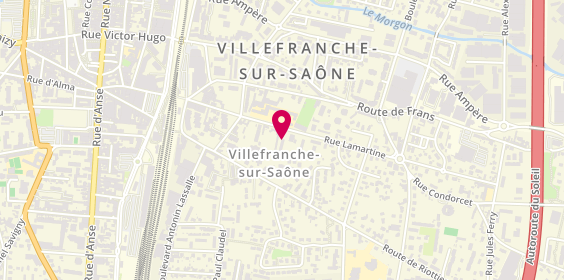 Plan de KANPALTA Eyup, Résidence Billefort
336 Rue Lamartine, 69400 Villefranche-sur-Saône