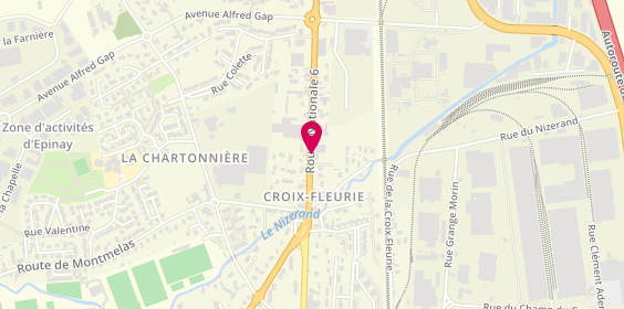 Plan de 511 Coiffure, 511 Route Nationale 6 la Chartonnière, 69400 Villefranche-sur-Saône