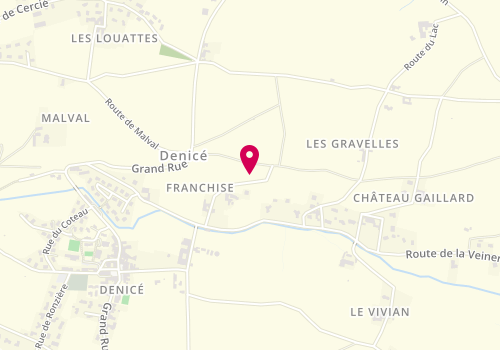 Plan de Bastiani MELANIE, 2631 Route de Rivolet Les Maisons Neuves, 69640 Denicé