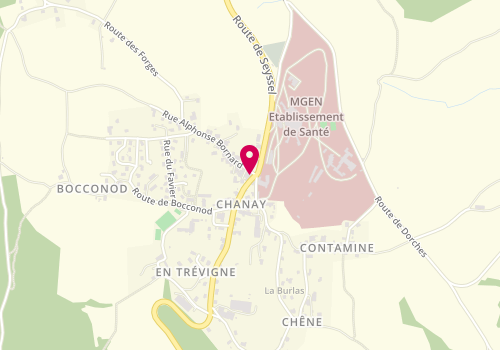 Plan de Coiffure VIP, 22 Route de Seyssel, 01420 Chanay