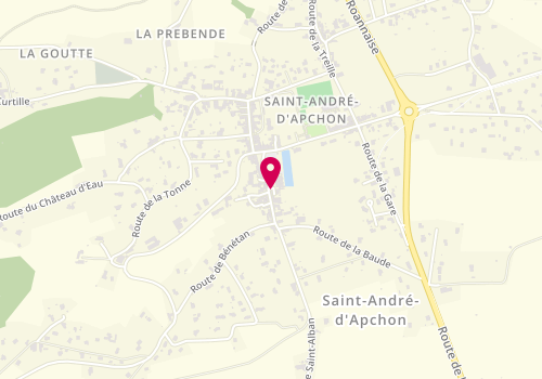 Plan de Inframèches, 2 impasse du Tromphou, 42370 Saint-André-d'Apchon
