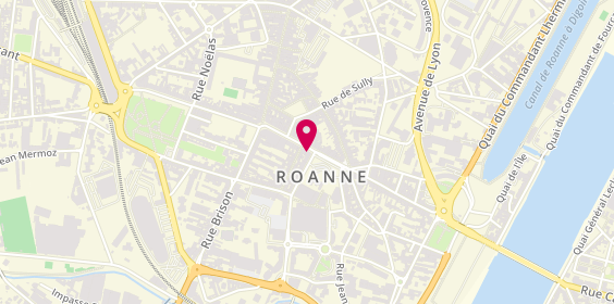 Plan de Raf'coiffure, 49 Rue Jean Jaurès, 42300 Roanne