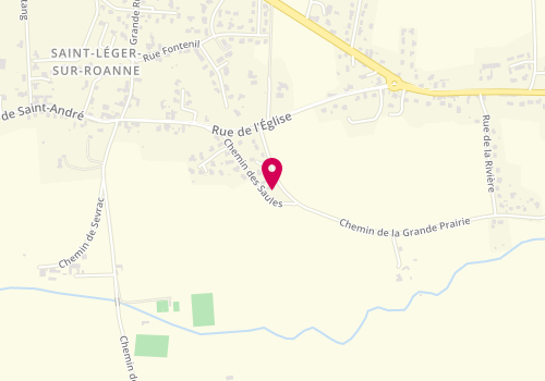 Plan de STRINO Corine, 146 Chemin de la Grande Prairie, 42155 Saint-Léger-sur-Roanne