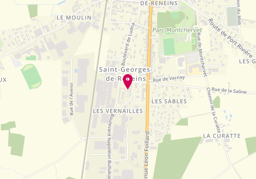 Plan de Saint Algue, 110 Rue de l'Industrie Les Vernailles, 69830 Saint-Georges-de-Reneins