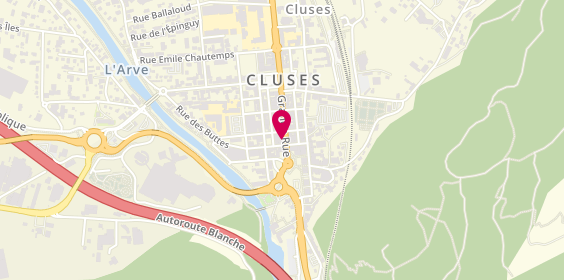 Plan de Coiffure étoile cluses, 7 Bis Rue Claude Hugard, 74300 Cluses